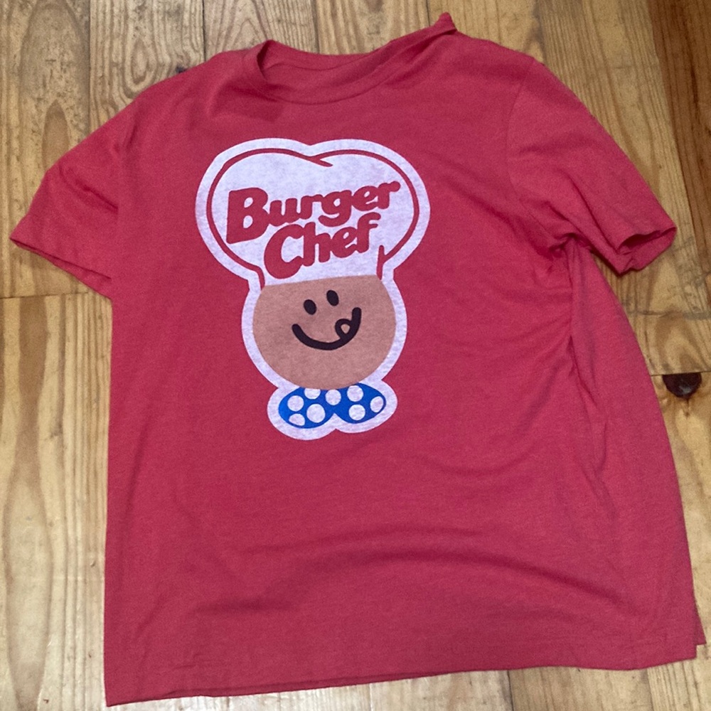 Red “Burger Chef” tee